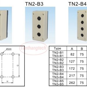 Hộp giữ nút ấn TN2- 1,2,3,4,5 Φ22