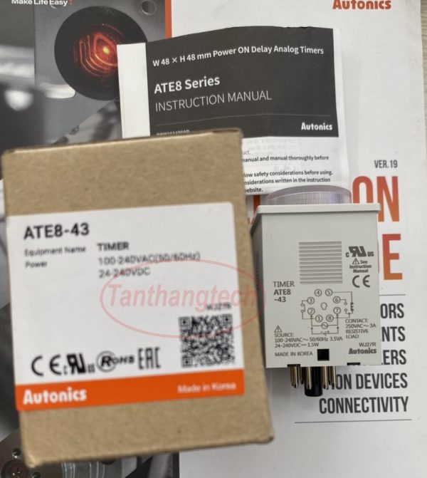 ATE8-43 BỘ ĐỊNH THỜI/ TIMER AUTONICS ATE8-43 - Hình ảnh 3